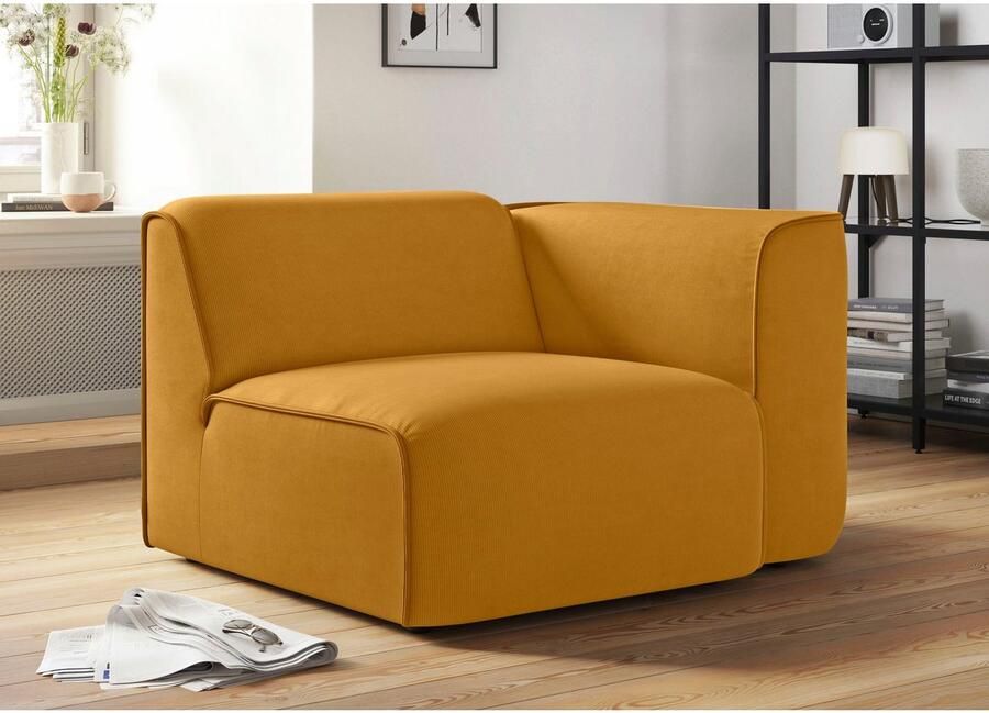 OTTO Fauteuil Bank-hoekelement afmetingen B D H: 109 97 46 cm als module of apart te gebruiken voor individuele samenstelling - Foto 4