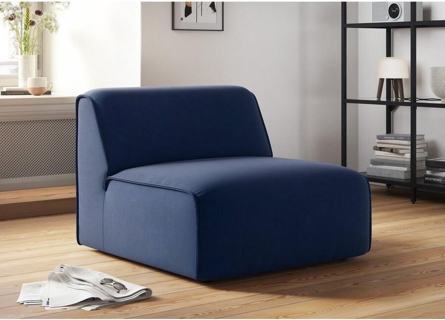 OTTO Fauteuil Merid sofa-middenelement afmetingen B D H: 84 97 46 cm als module of apart te gebruiken voor individuele samenstelling - Foto 3