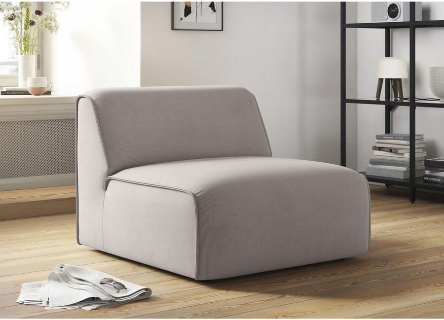 OTTO Fauteuil Merid sofa-middenelement afmetingen B D H: 84 97 46 cm als module of apart te gebruiken voor individuele samenstelling - Foto 3