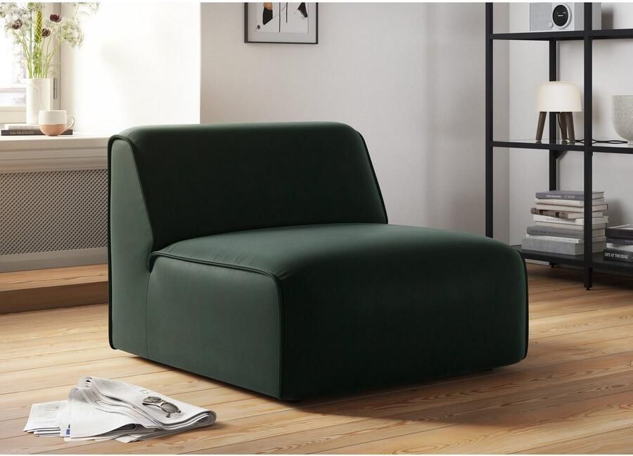 OTTO Fauteuil Merid sofa-middenelement afmetingen B D H: 84 97 46 cm als module of apart te gebruiken voor individuele samenstelling - Foto 3
