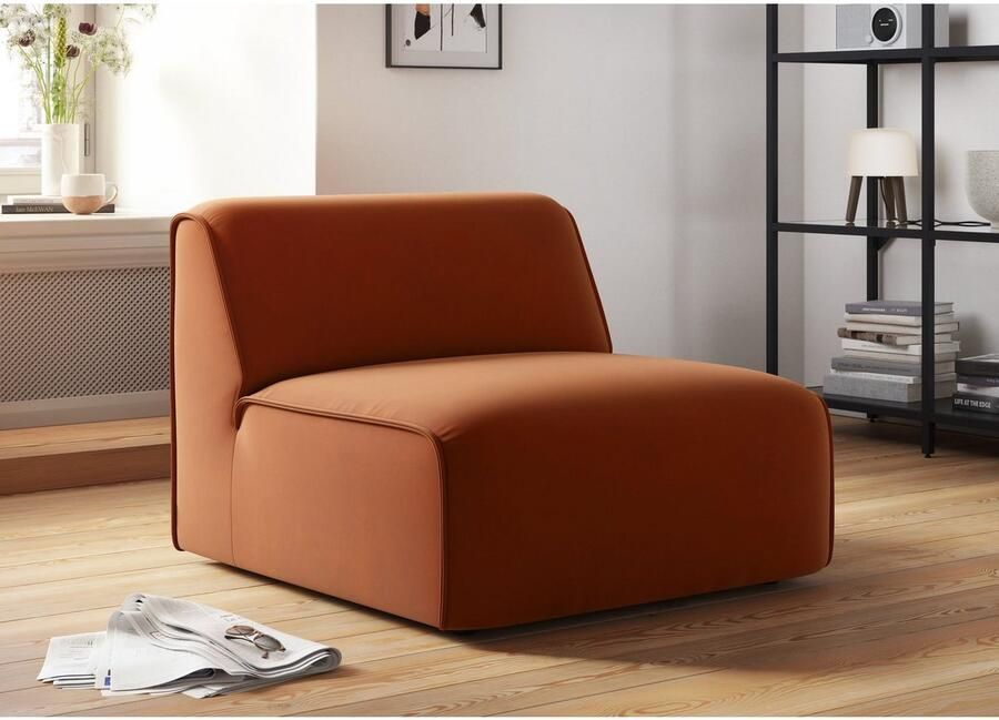OTTO Fauteuil Merid sofa-middenelement afmetingen B D H: 84 97 46 cm als module of apart te gebruiken voor individuele samenstelling - Foto 9