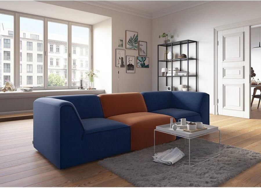 OTTO Fauteuil Merid sofa-middenelement afmetingen B D H: 84 97 46 cm als module of apart te gebruiken voor individuele samenstelling - Foto 3