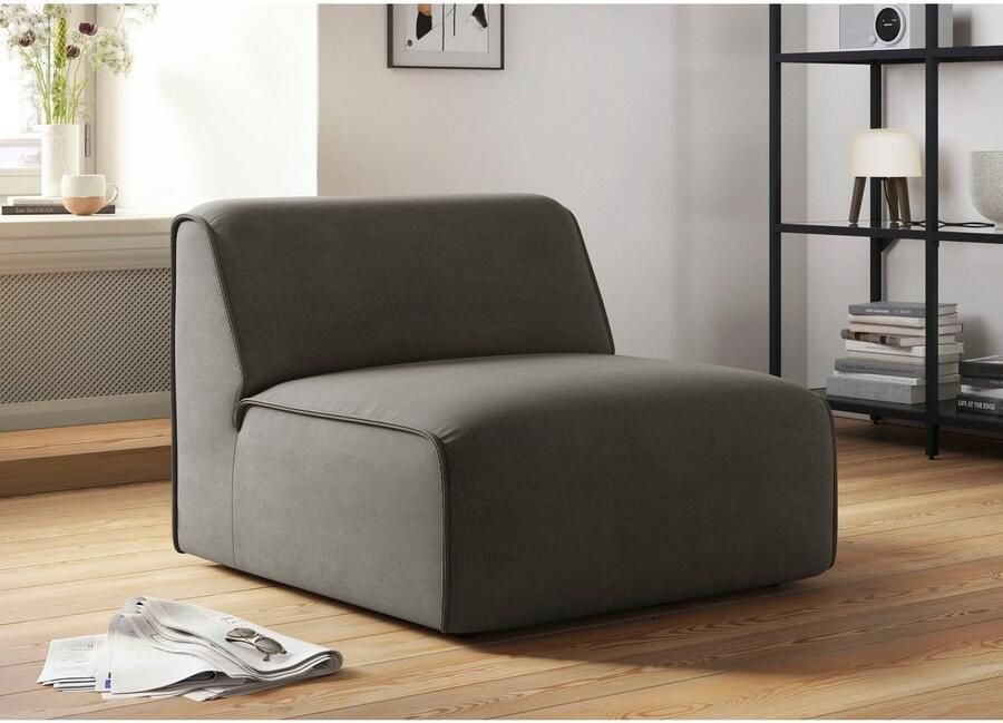 OTTO Fauteuil Merid sofa-middenelement afmetingen B D H: 84 97 46 cm als module of apart te gebruiken voor individuele samenstelling - Foto 4