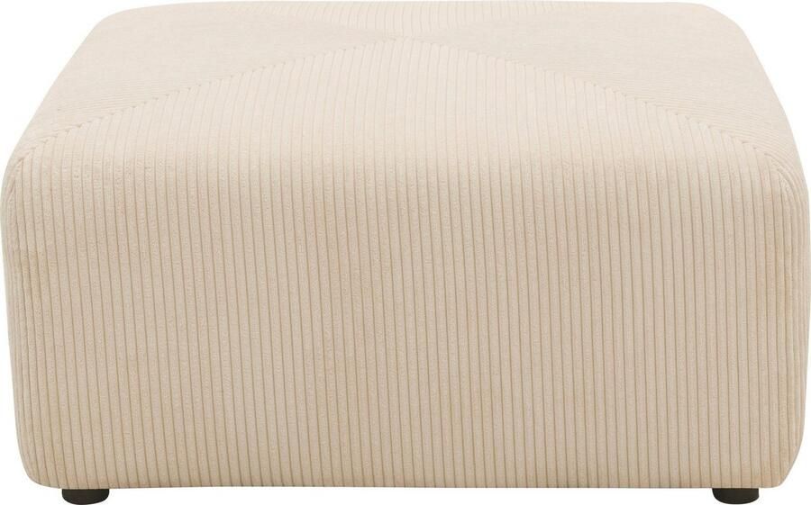 RAUM.ID Hocker Gerrid Ribfluwelen bekleding passend bij de modulaire serie "Gerrid" - Foto 2
