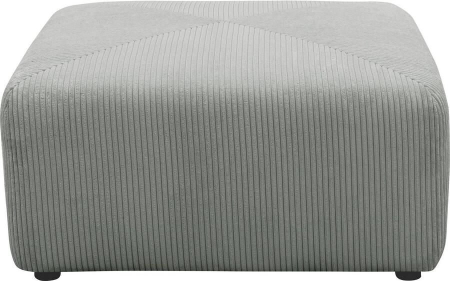 RAUM.ID Hocker Gerrid Ribfluwelen bekleding passend bij de modulaire serie "Gerrid" - Foto 2