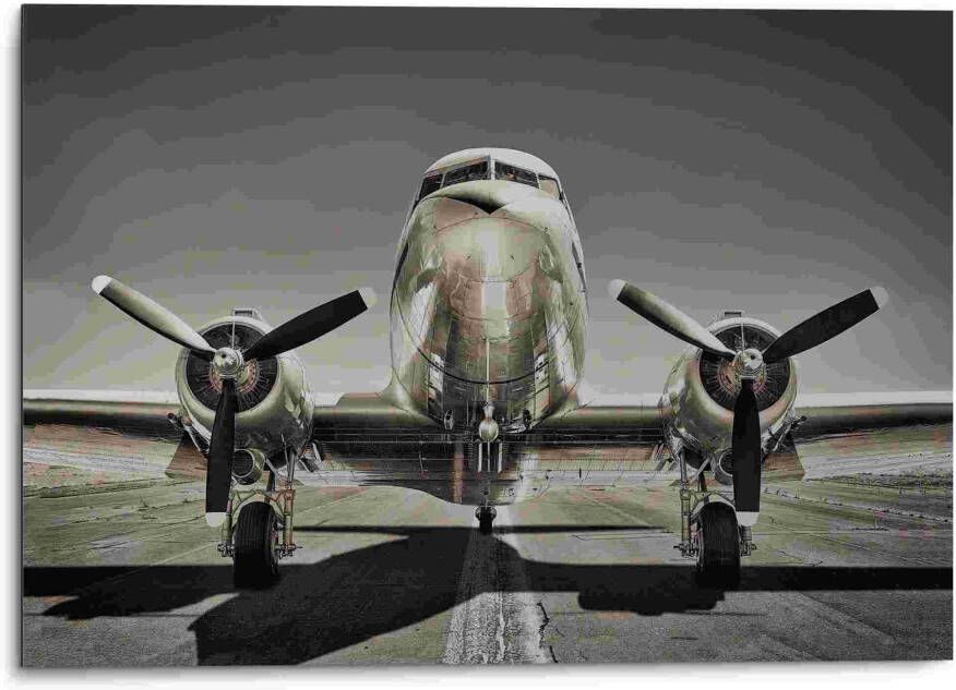 Reinders! Aluminium dibond print Vintage Propeller Flugzeug - Foto 4