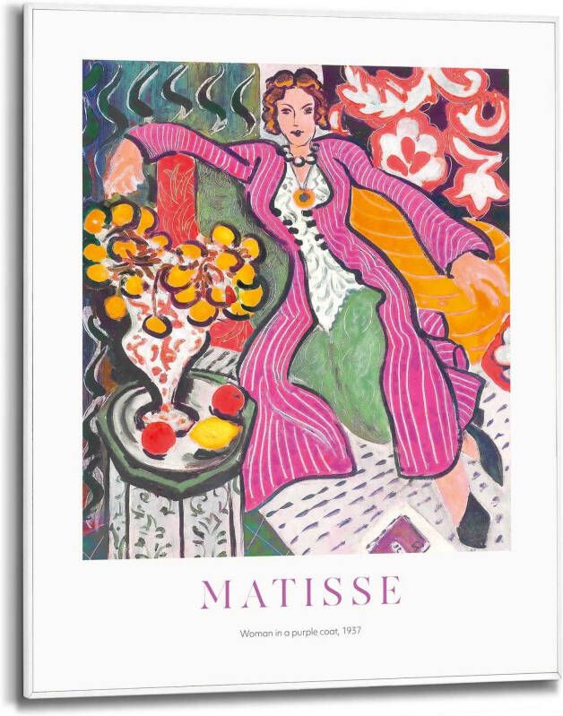 Reinders! Artprint Matisse Frau im lila Mantel
