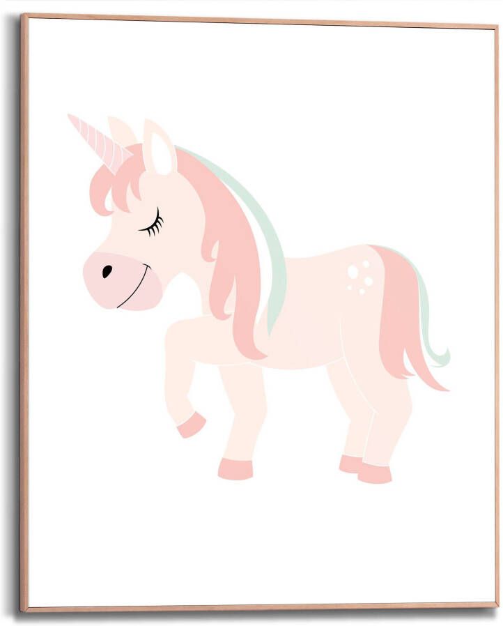Reinders! Artprint met lijst Pink Unicorn - Foto 4