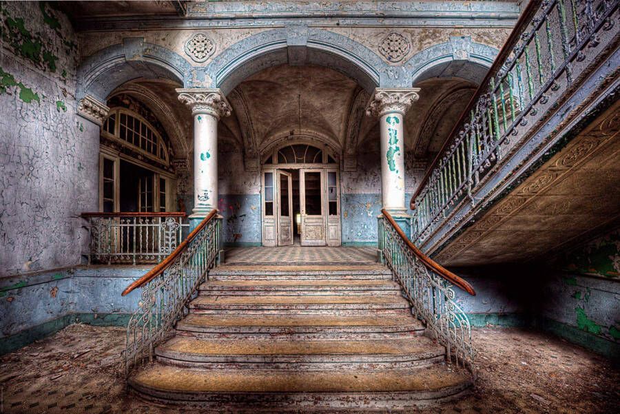 Reinders! Artprint op hout Decoratief paneel 60x90 Abandoned Entrance - Foto 7