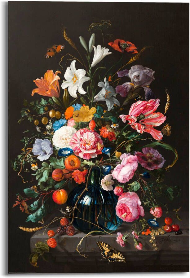 Reinders! Artprint op hout Stilleven bloemen in vaas Jan Davidsz de Heem - Foto 4