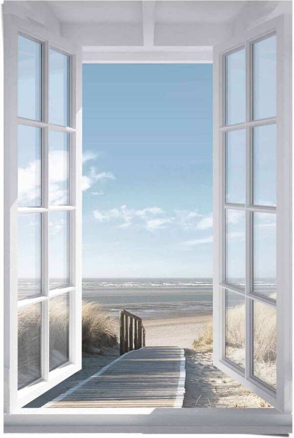 Reinders! Poster blik uit het venster Noordzee - Foto 3