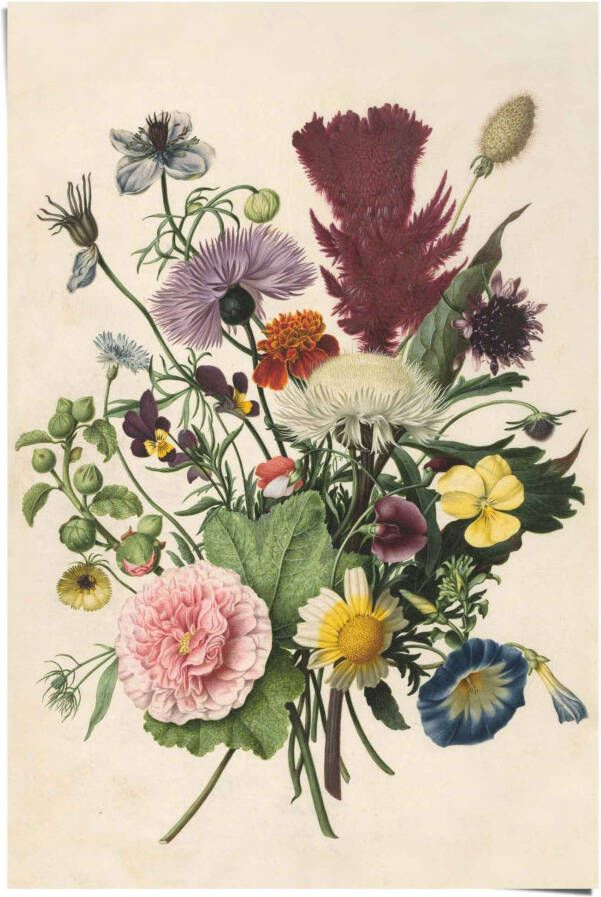 Reinders! Poster Bos bloemen stilleven bloemen Rijksmuseum - Foto 2