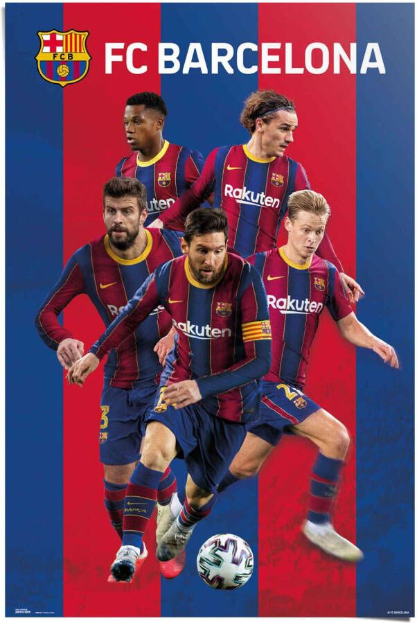 Reinders! Poster FC Barcelona Camp Nou Spanje speler - Foto 2