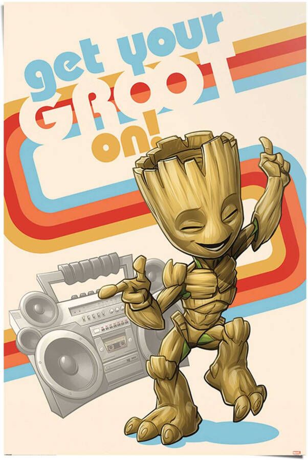 Reinders! Poster Get your Groot on Guardians of the Galaxy baby Groot I am Groot - Foto 2