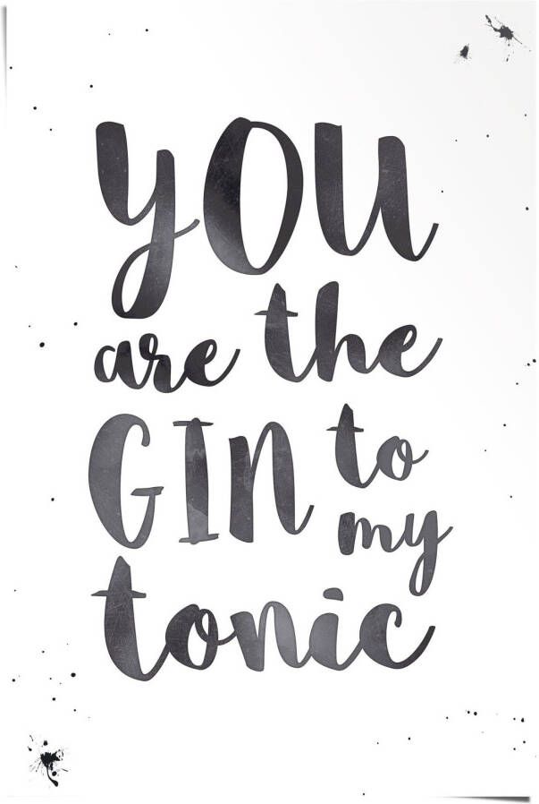 Reinders! Poster Gin Tonic Love