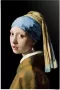 Reinders! Poster het meisje met de parel Jan Vermeer oude meester kunst Mauritshuis (1 stuk) - Thumbnail 1