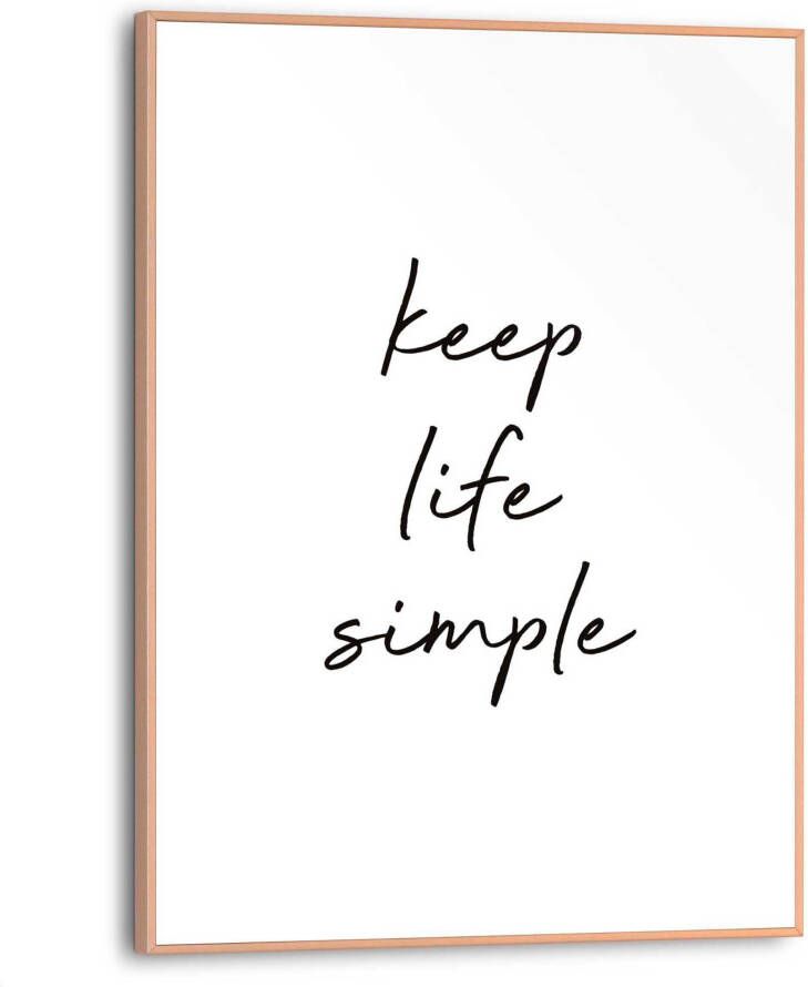 Leen Bakker Poster Keep life simple 40x30 cm - Foto 4