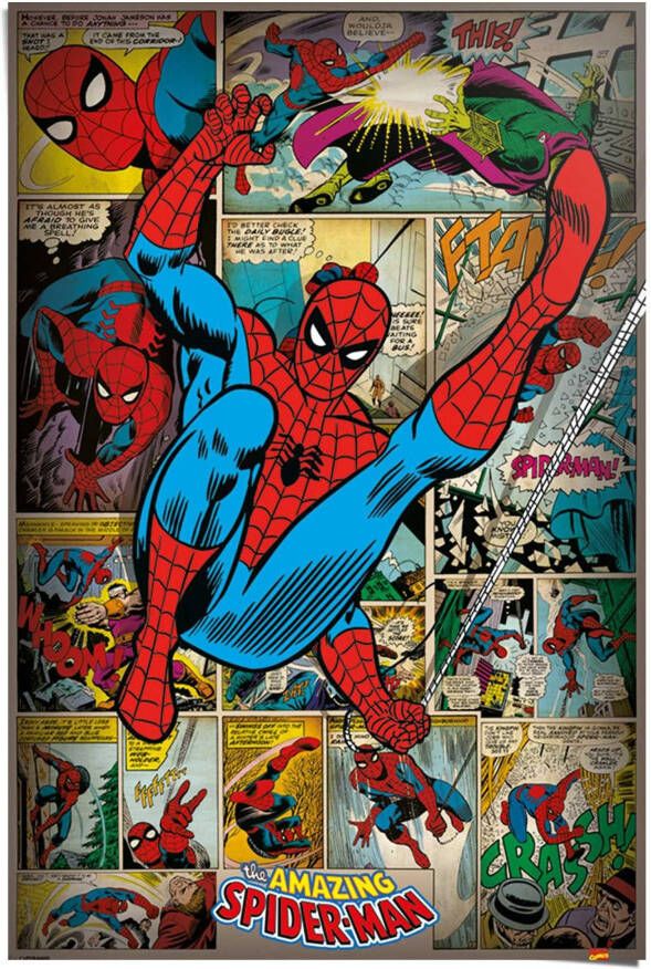 Reinders! Poster Marvel Comics spider man retro - Foto 2