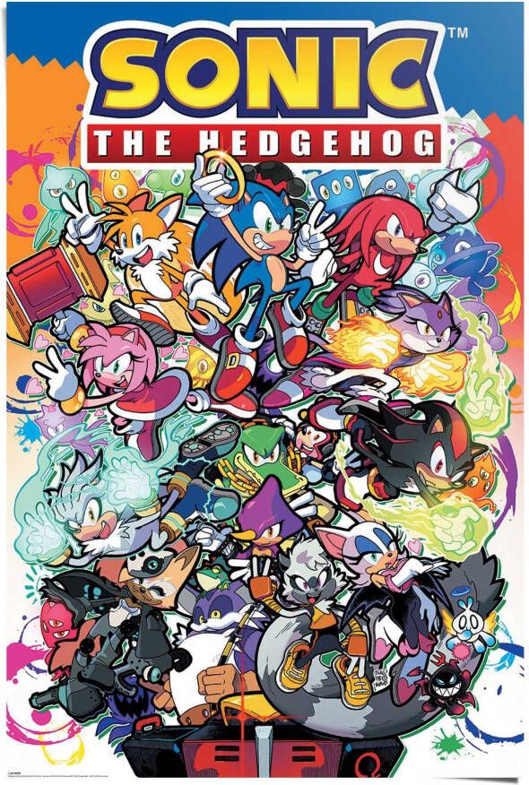 Reinders! Poster Sonic The Hedgehog sonic comic characters - Foto 2