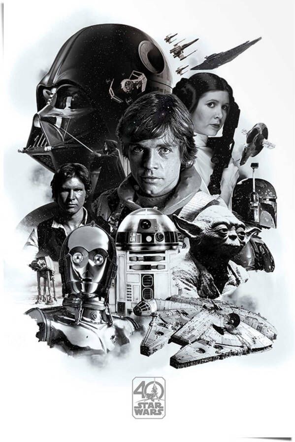 Reinders! Poster Star Wars 40 jaar - Foto 3