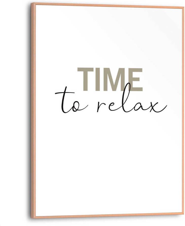 Leen Bakker Poster met lijst Time to Relax 30x40 cm - Foto 4