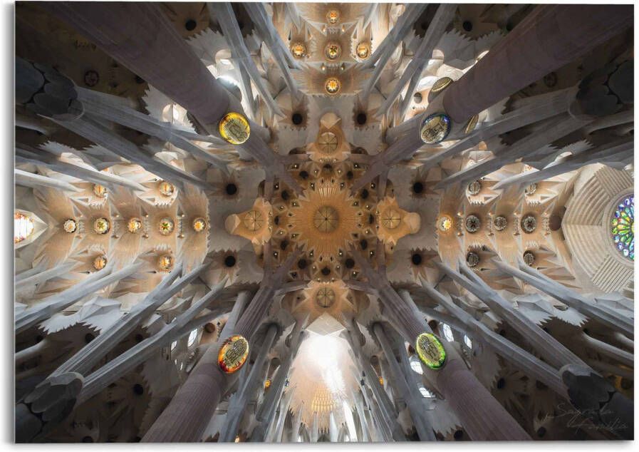 Reinders! Print op glas Artprint op glas Sagrada Familia Sara Franqui fotografie kunst - Foto 3