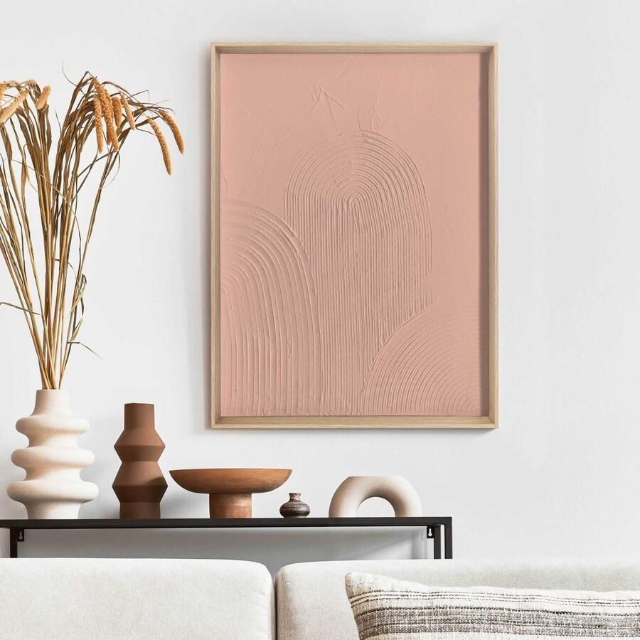 Reinders Arches Terra Pink Craft Art Schilderij 40x30cm Hout - Foto 4