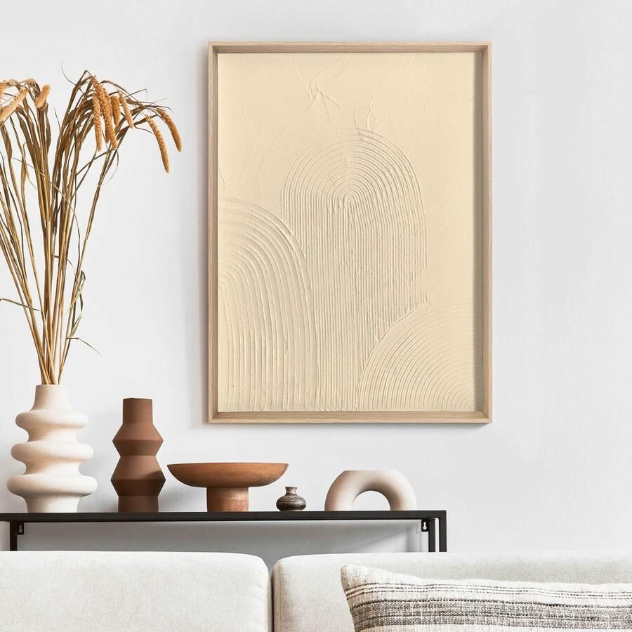 Reinders Arches Sand Beige Craft Art Schilderij 40x30cm Hout - Foto 4