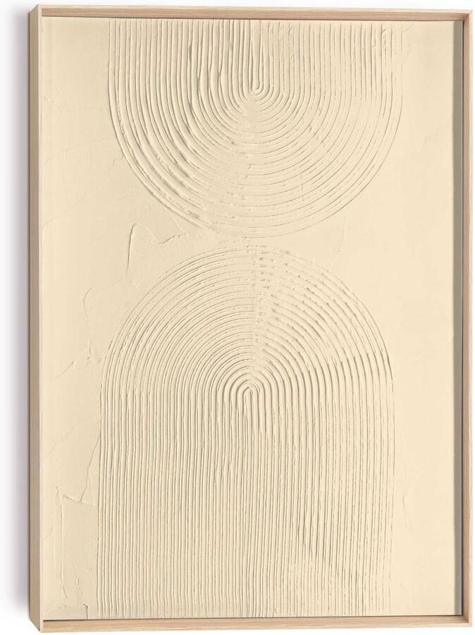 Reinders Arch Sand Beige Craft Art Schilderij 70 x 50 cm Hout