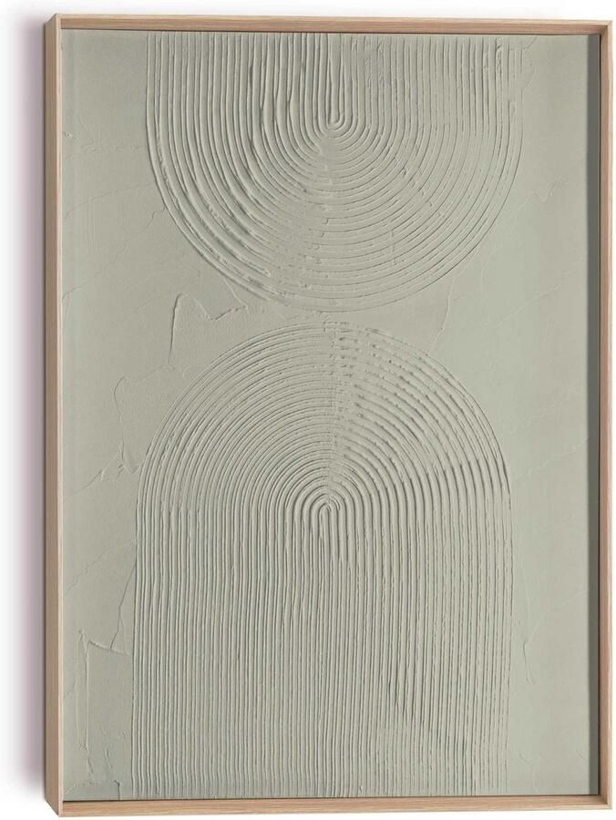 Reinders Arch Sage Green Craft Art Schilderij 50x70cm Hout