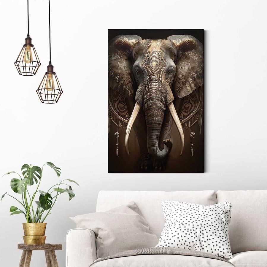 Reinders! Artprint Decorated Elephant - Foto 4