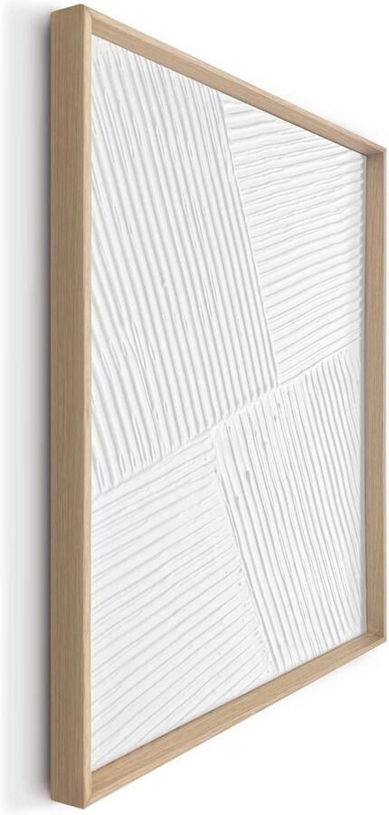 Reinders Diagonal White Craft Art Schilderij 40x30cm Hout - Foto 4