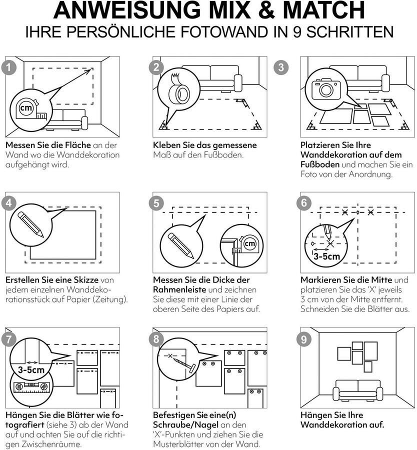 Reinders! Artprint Elegant zwart wit set artprints (set) - Foto 2