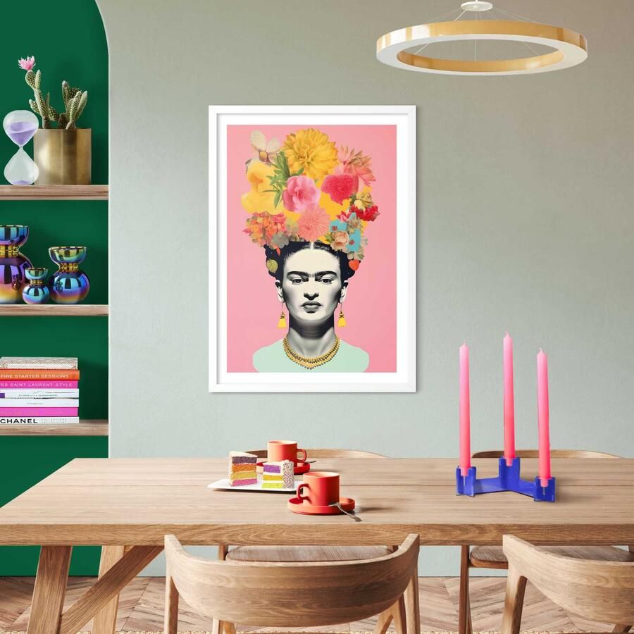 Reinders Floral Spirit Schilderij 70x50cm Wit - Foto 4