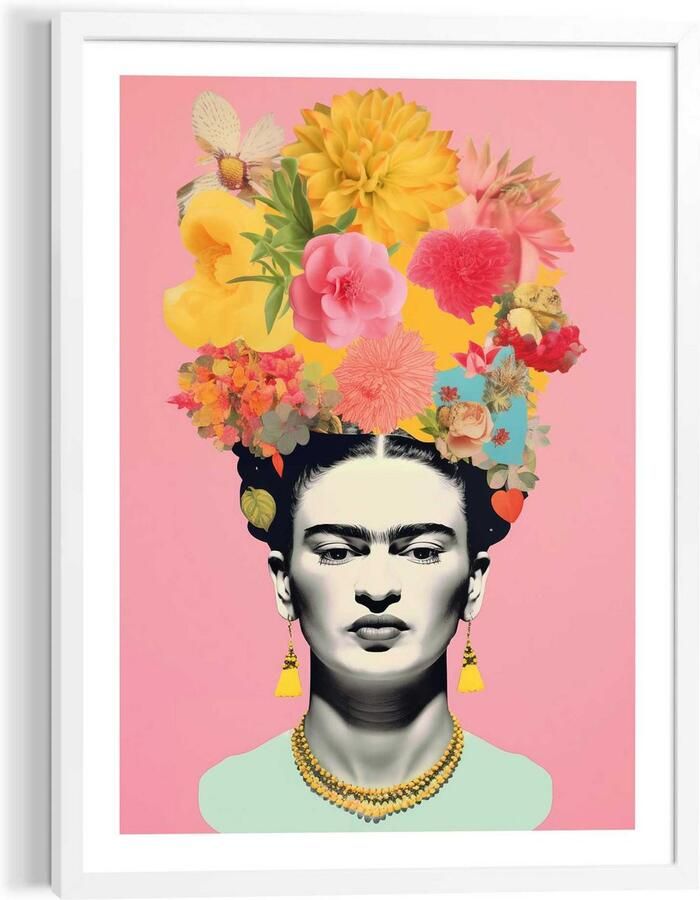 Reinders Floral Spirit Schilderij 70x50cm Wit - Foto 2