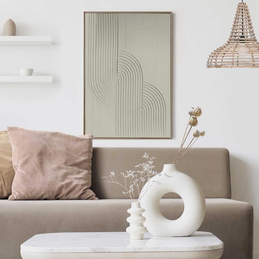 Reinders Knot Sage Green Craft Art Schilderij 40x30cm Hout - Foto 4