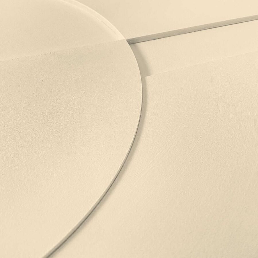 Reinders Mars Sand Beige Relief Art Schilderij 70x50cm Hout - Foto 2