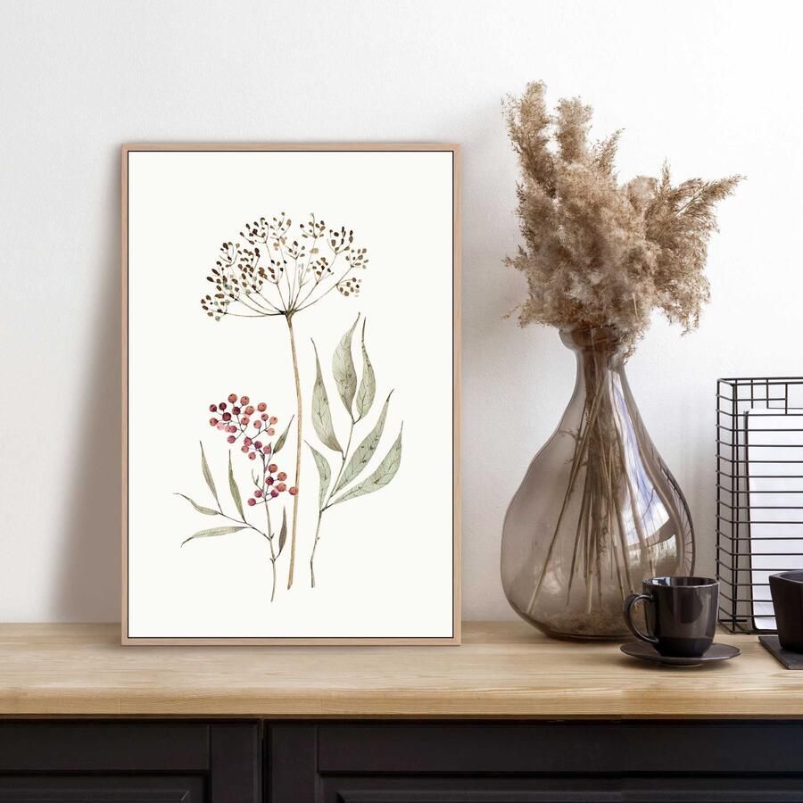 Reinders! Artprint met lijst Aqua Flowers - Foto 4
