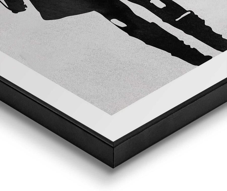 Reinders Balloon Girl Schilderij 70x50cm Zwart