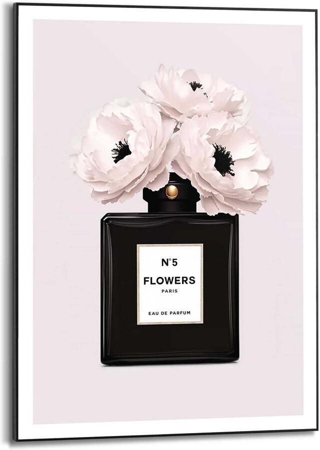 Reinders Floral Essence Schilderij 70x50cm Zwart - Foto 3