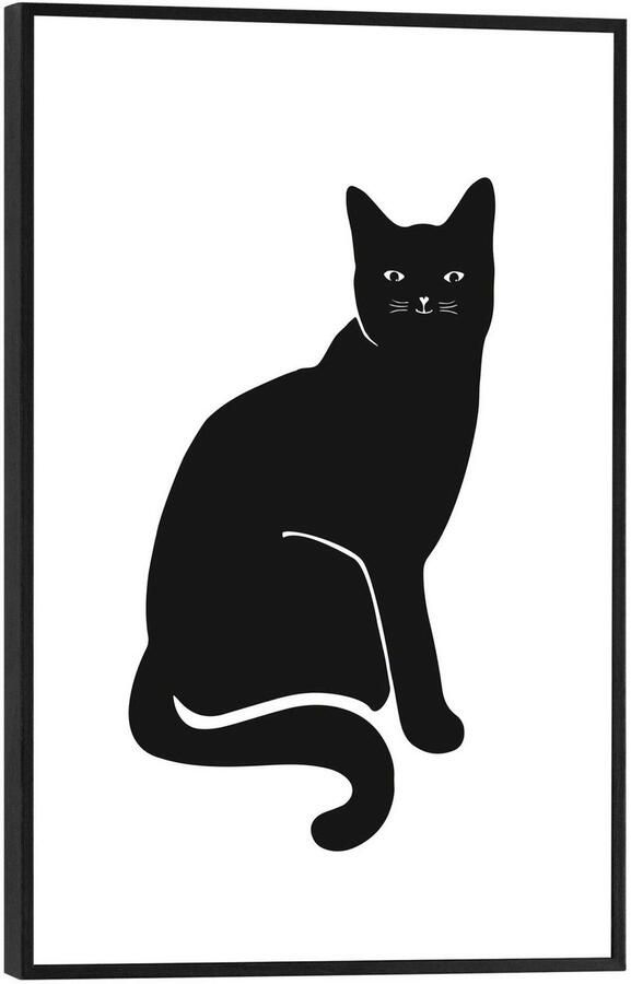 Reinders! Artprint met lijst BLACK CAT - Foto 3