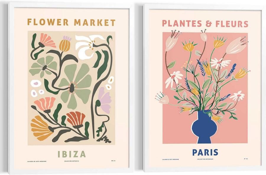 Reinders! Artprint met lijst Bloemen (set) - Foto 4