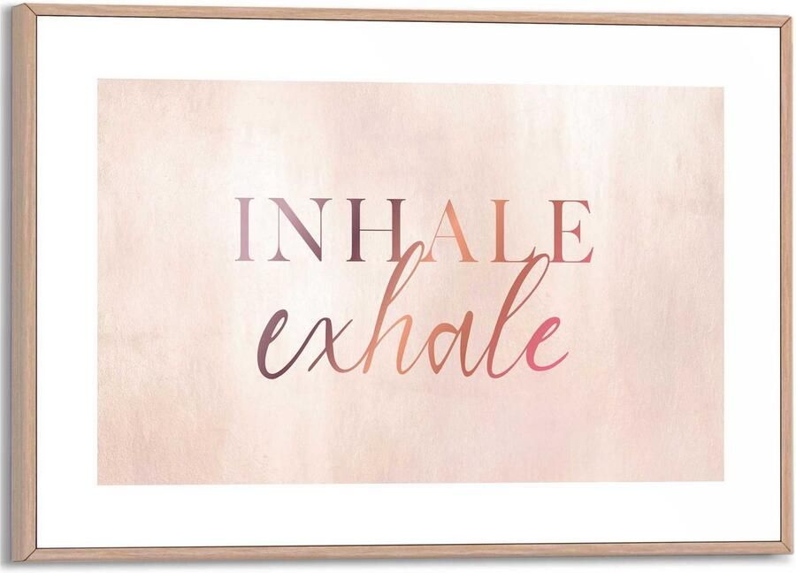 Reinders! Artprint met lijst Inhale Exhale - Foto 2