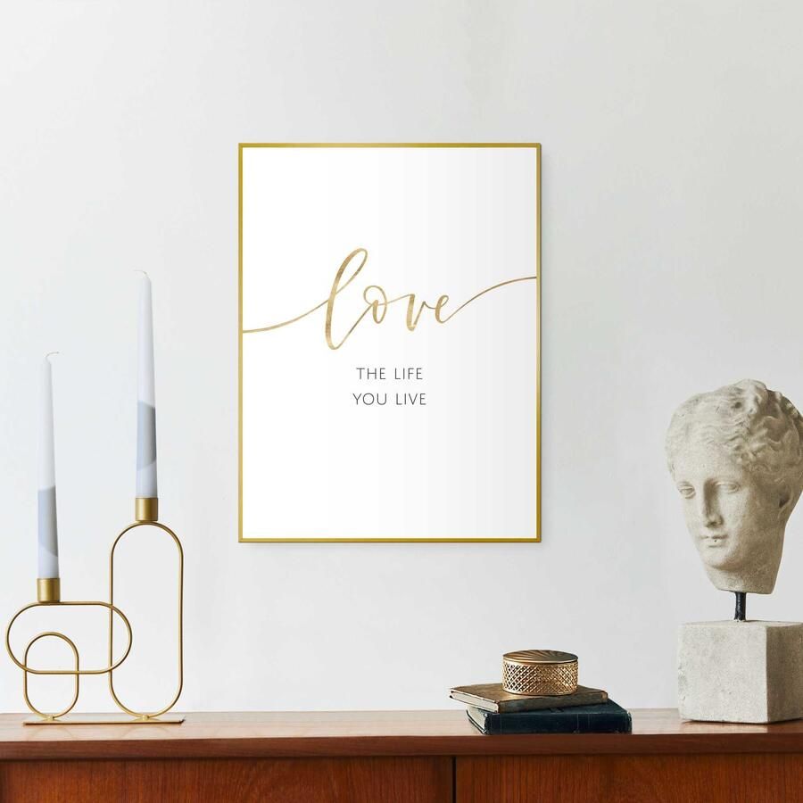 Reinders! Artprint met lijst Life is Love - Foto 4