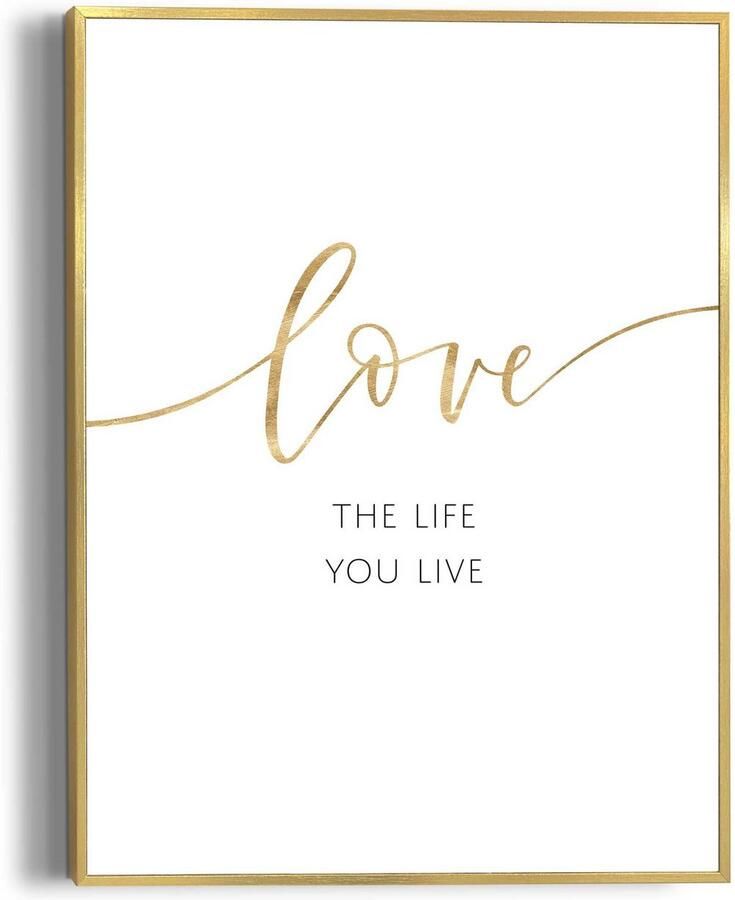 Reinders! Artprint met lijst Life is Love - Foto 2