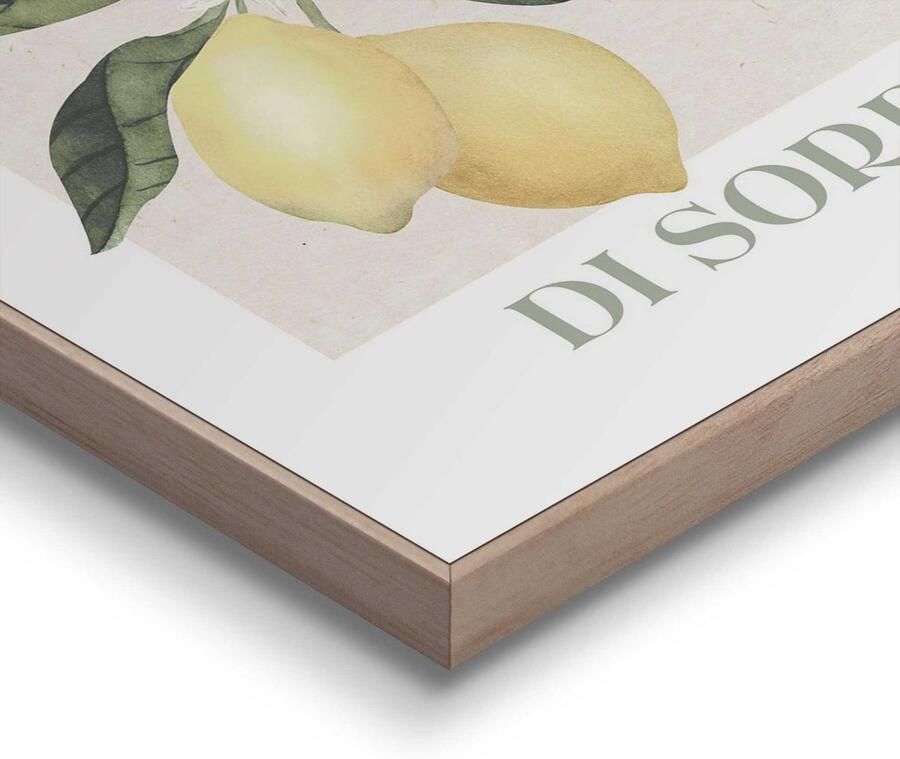 Leen Bakker Poster Citroenen 50x40 cm