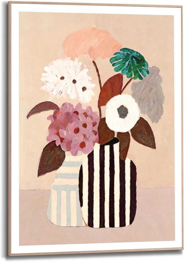 Reinders Autumn Flowers Schilderij 70x50cm Hout - Foto 3