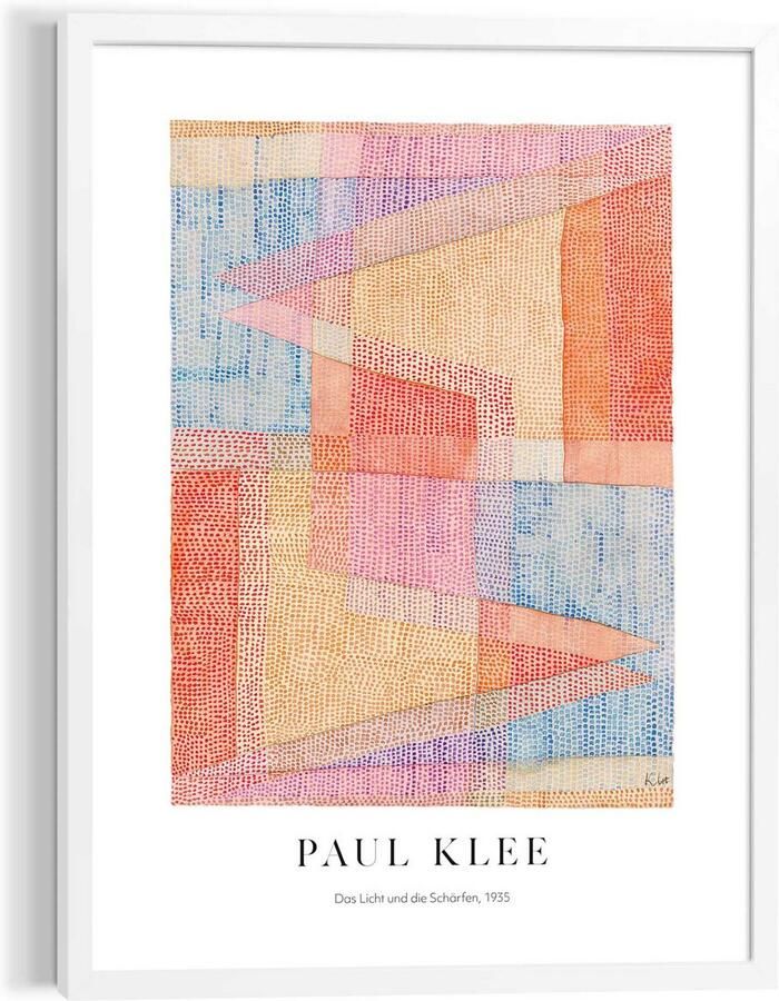 Reinders Paul Klee Light and Sharpness Schilderij 70x50cm Wit - Foto 2