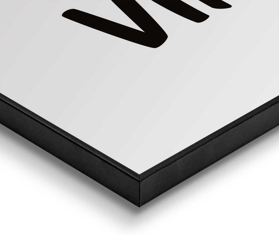 Reinders! Artprint met lijst Pizza Pasta and Vino