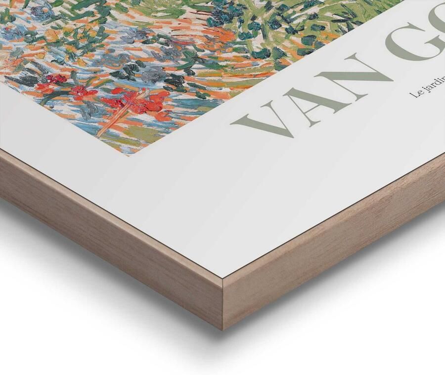 Reinders! Artprint met lijst Van Gogh riverbank in springtime